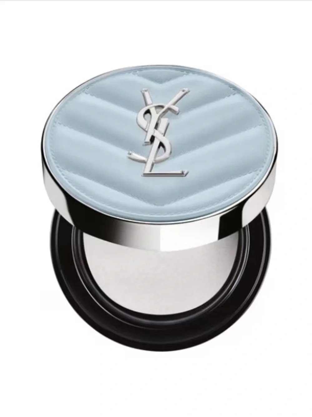 YSL All Hours Blur Cushion Mattifying Powder — Icy Blue NEW IN BOX✨Korea Excl